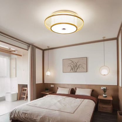 Plafonnier Rotin Chambre | NEIL