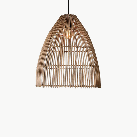 Suspension Rotin Allongée | LUMINA