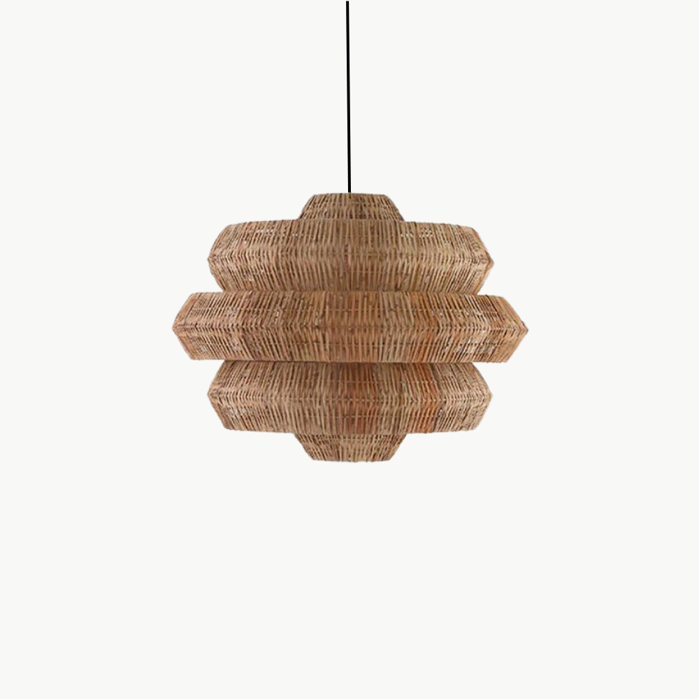 Suspension Rotin Terracotta | ESQUISSE