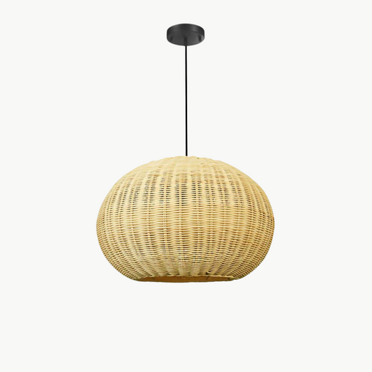 Suspension Boule Osier | SOLEA