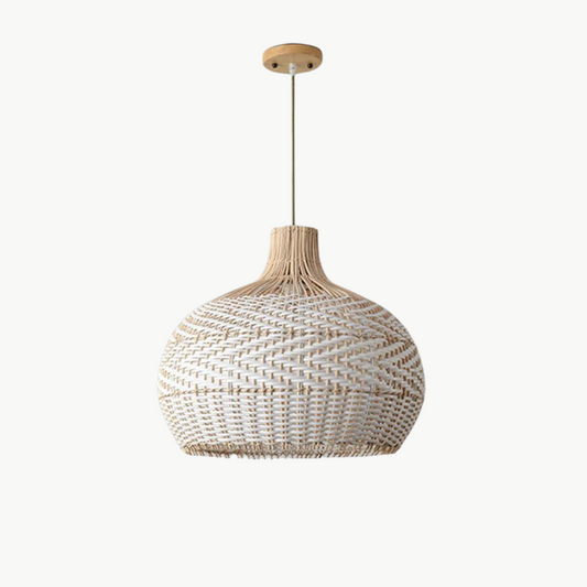 Suspension Osier Blanc | CACHER