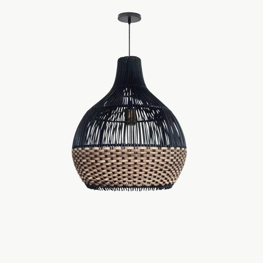 Suspension Osier Noir | ONDINE