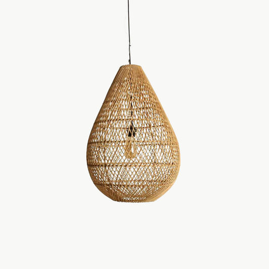 Suspension Lanterne Rotin | GOUTTE D'AMBRE