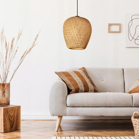 Suspension Bambou Tressé | ZEPHYRA