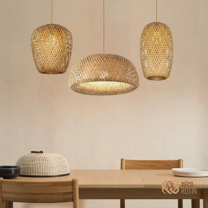Suspension Multiple Bambou | TRIO LUMIÈRE