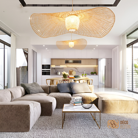 Suspension Libellule Rotin | AURA