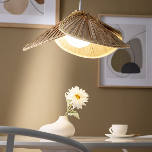 Suspension Rotin & Bambou | VOLUTE