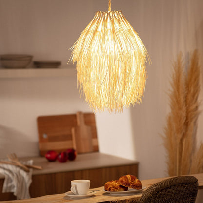 Suspension Paille Rotin | AURA ZEN