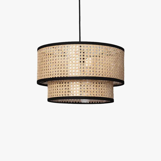 Abat-Jour Cannage et Noir | LUMINY
