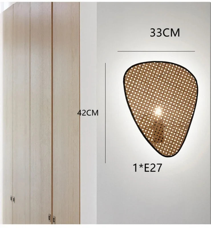 Applique Murale en Rotin Cannage | VOILE