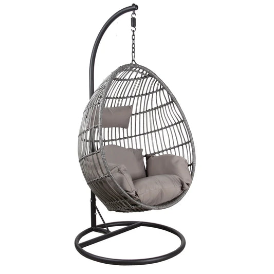 Balancelle en Rotin Gris | ZENITH