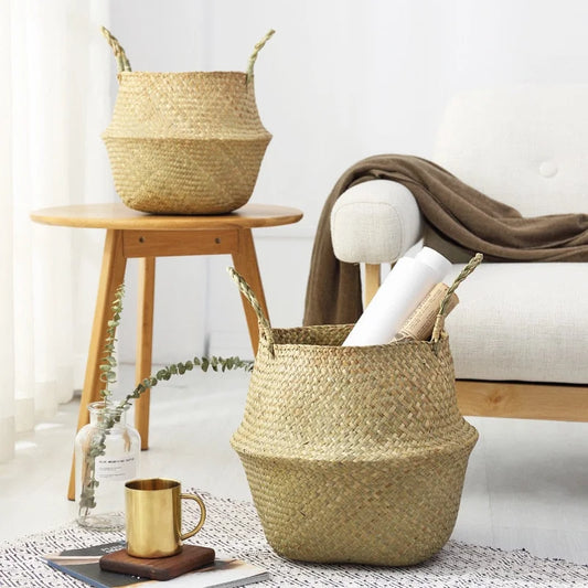 Cache Pot En Osier Pour Plante