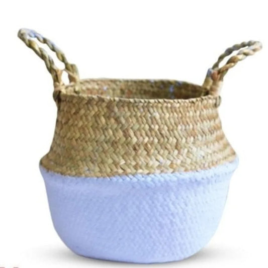 Cache Pot Osier Tressé