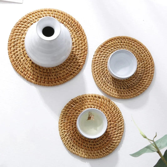 Dessous de Plat Déco en Rotin
