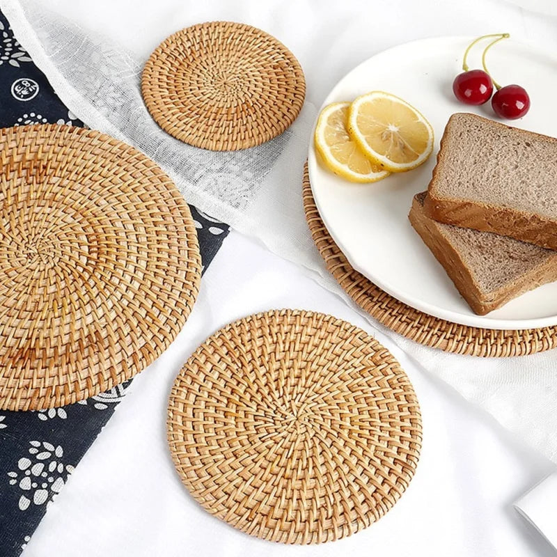 Dessous de Plat Déco en Rotin
