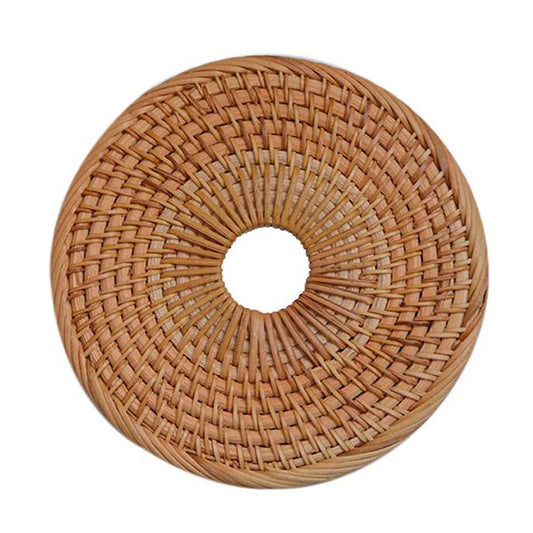 Dessous de Plat Rond en Rotin