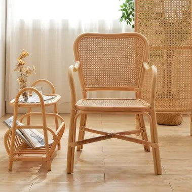 Fauteuil rotin chic