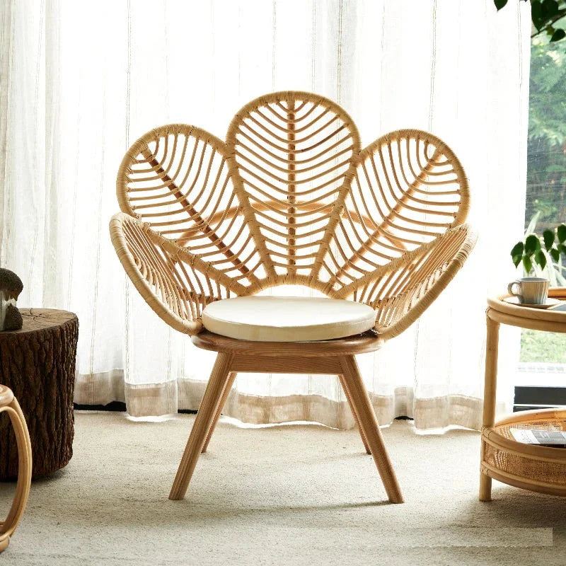 Fauteuil en Rotin Bois Clair | ARIA