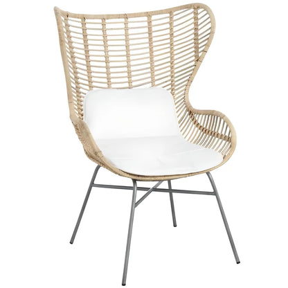 Fauteuil en Rotin et Métal | AURORE
