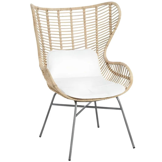 Fauteuil en Rotin et Métal | AURORE