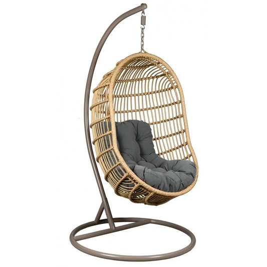 Fauteuil Oeuf Rotin sur Pied | BELIZE