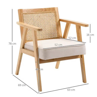 Fauteuil en rotin confortable