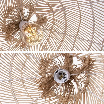 Grande Suspension rotin & corde | LIANA