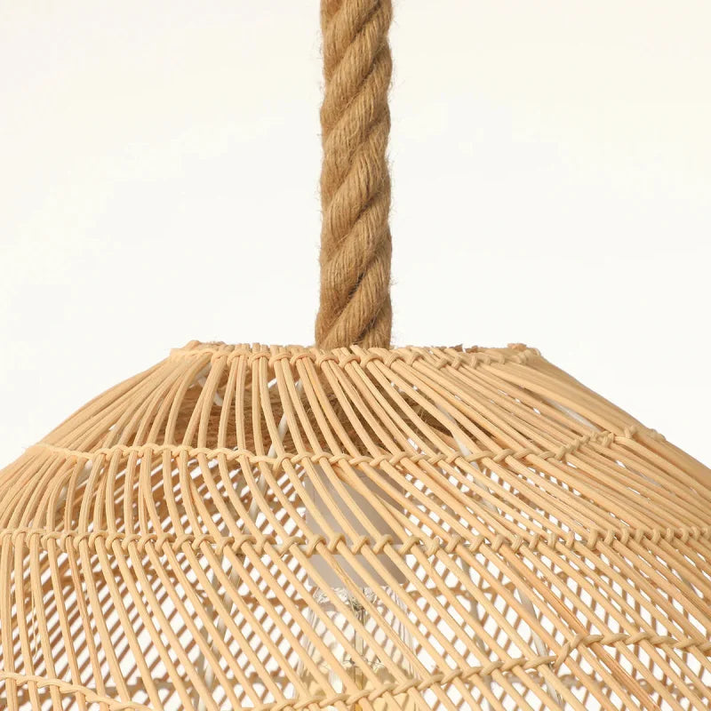 Grande Suspension rotin & corde | LIANA