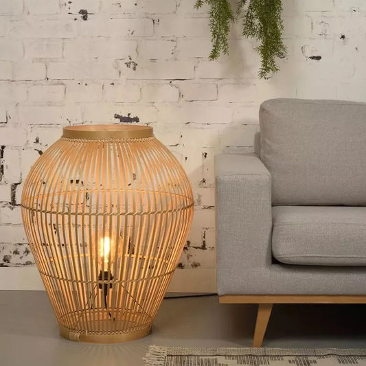 Lampadaire Rotin Bambou | MAILY