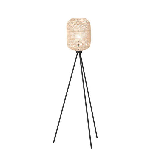 Lampadaire Trépied Rotin |  SOLÈNE