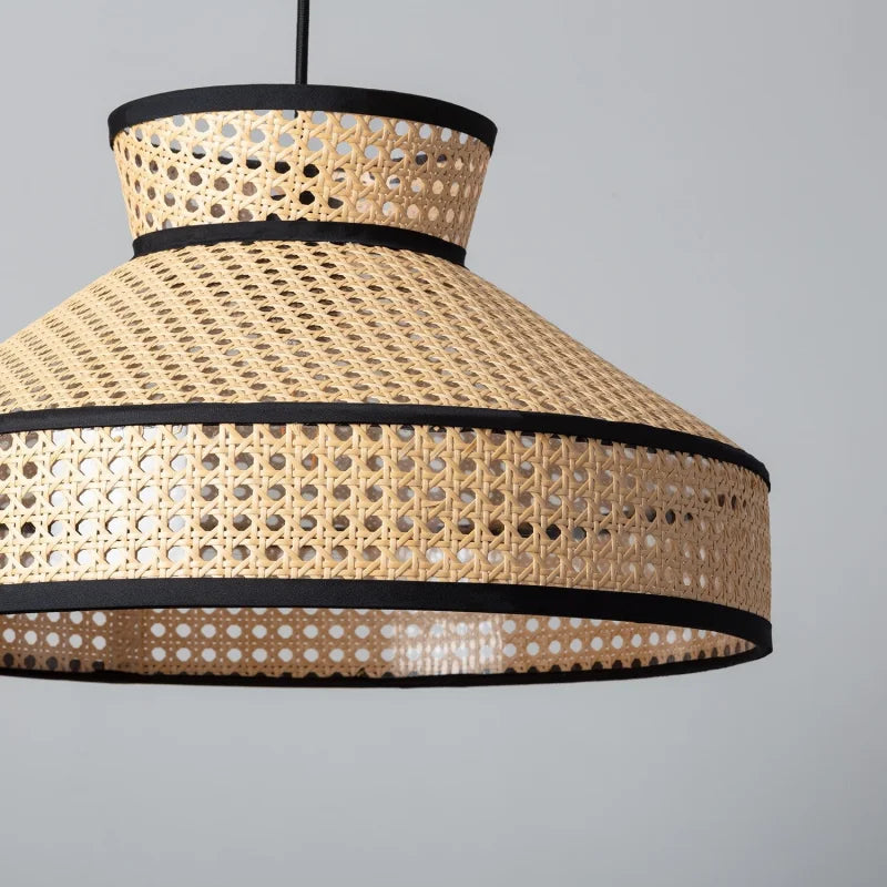 Lustre Suspension Cannage Rotin | SÉRÉNITÉ