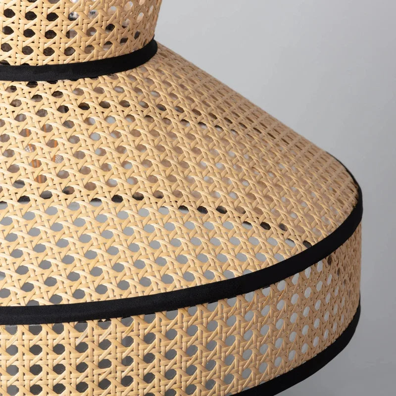 Lustre Suspension Cannage Rotin | SÉRÉNITÉ