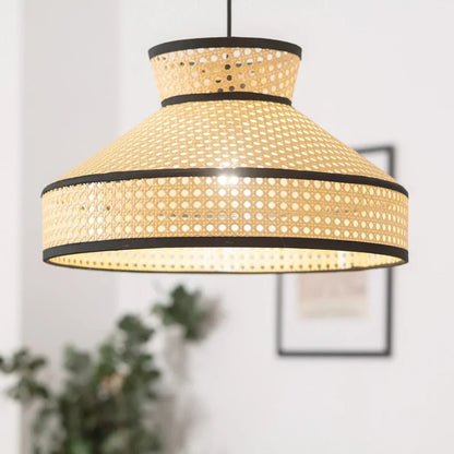 Lustre Suspension Cannage Rotin | SÉRÉNITÉ