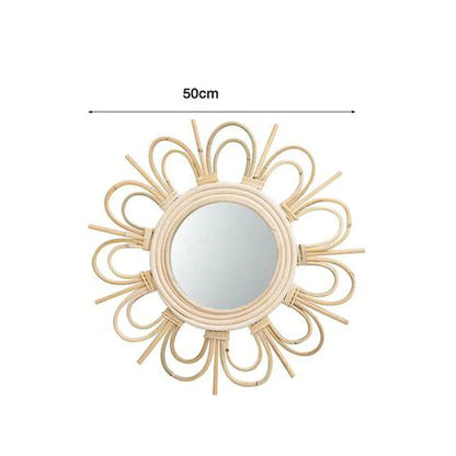 Miroir en Rotin Soleil | TRESSALIA