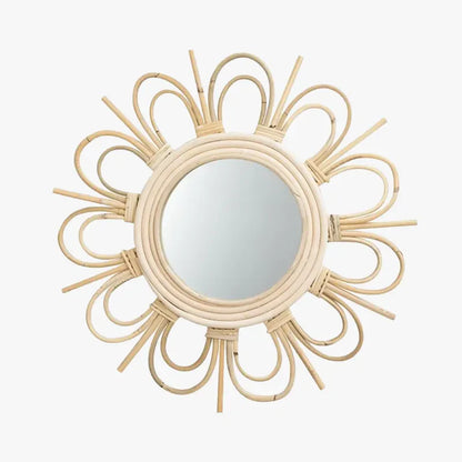 Miroir en Rotin Soleil | TRESSALIA