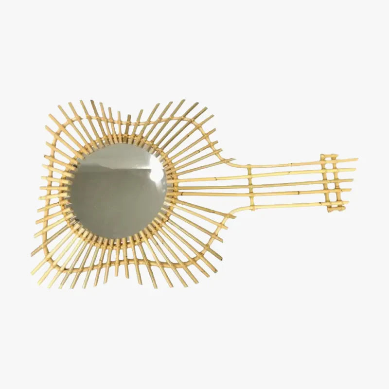 Miroir Rotin Guitare | MÉLODIE
