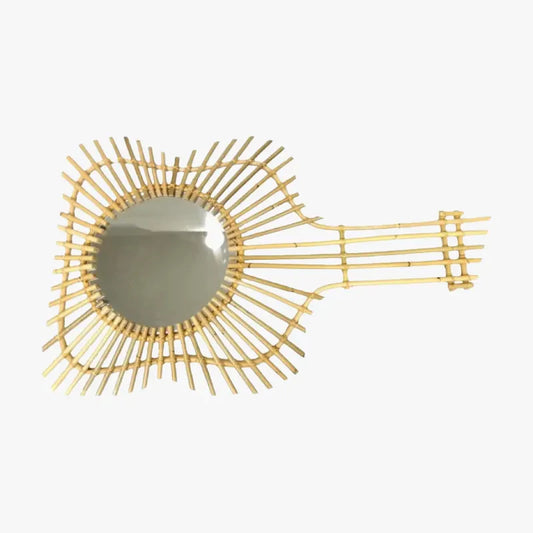 Miroir Rotin Guitare | MÉLODIE