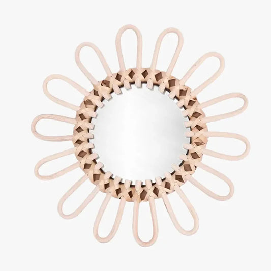 Miroir Rotin Rose | NESTER