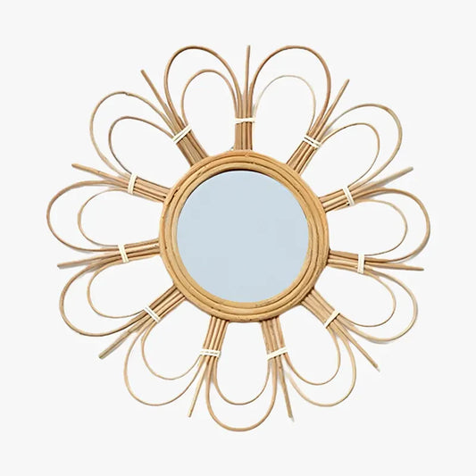 Miroir en Rotin Déco Murale | LEYNA