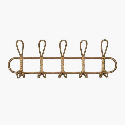 Porte-Manteau en Rotin Vintage | LOU