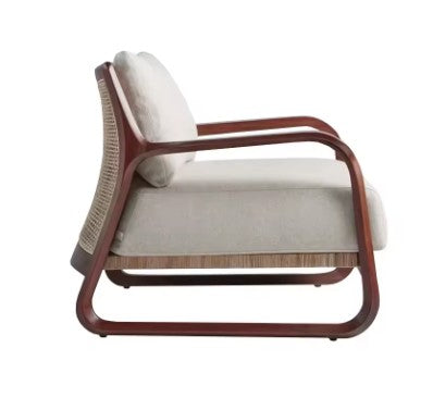 Fauteuil rotin décoratif