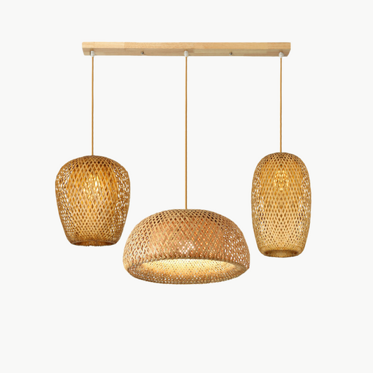 Suspension Multiple Bambou | TRIO LUMIÈRE