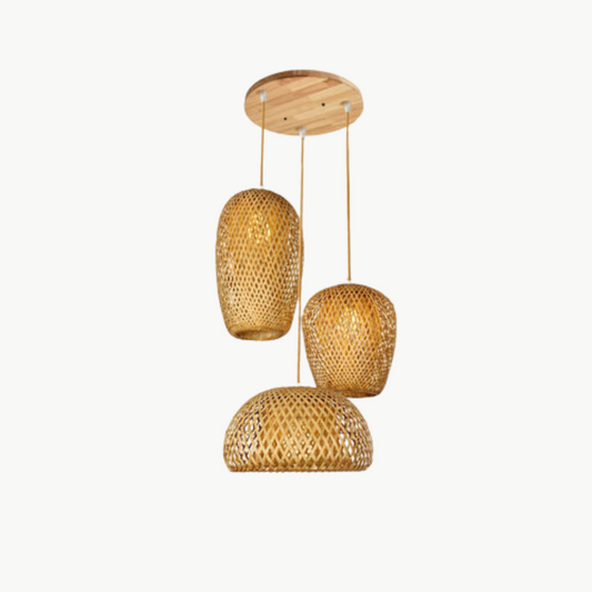 Suspension Bambou Triple | LIANA