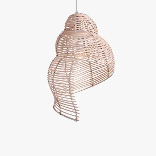 Suspension en Rotin Coquillage | NAUTILUS
