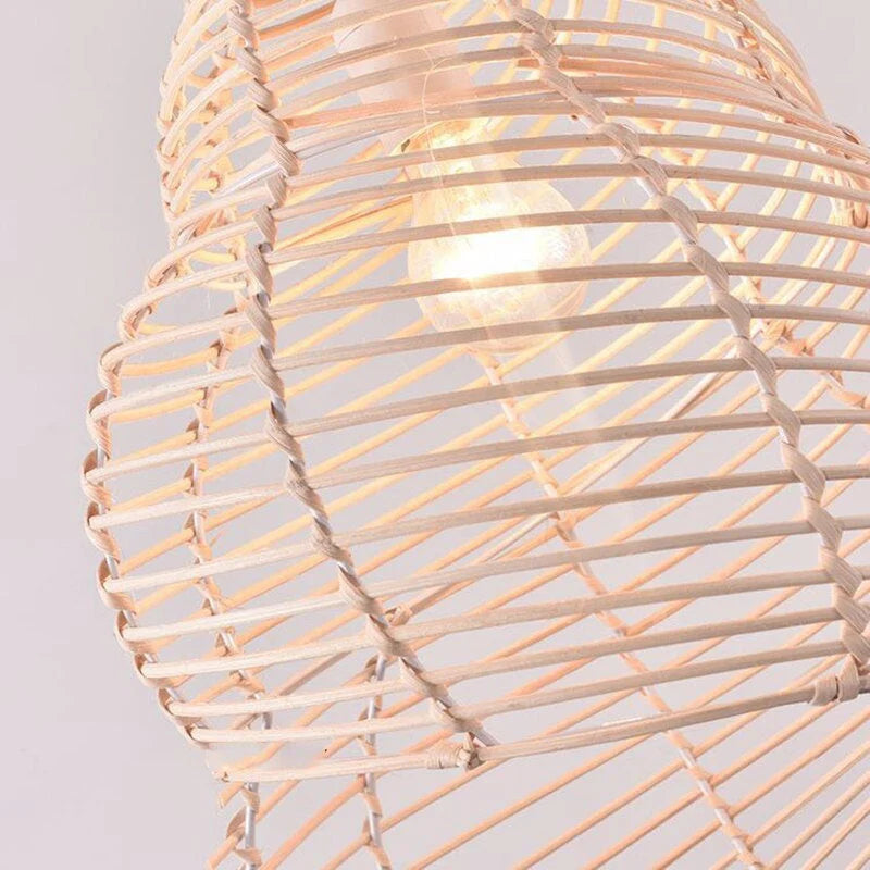 Suspension en Rotin Coquillage | NAUTILUS