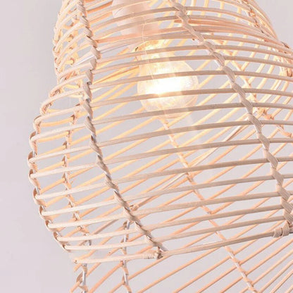 Suspension en Rotin Coquillage | NAUTILUS