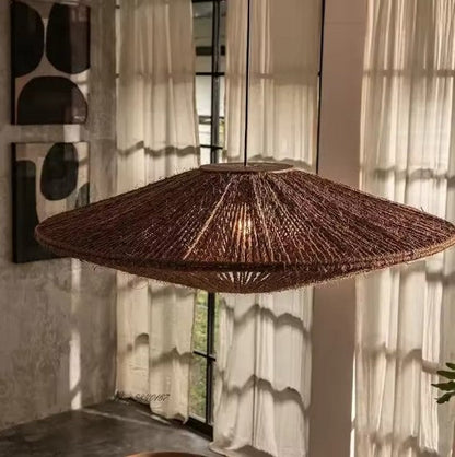 Suspension rotin style ovni