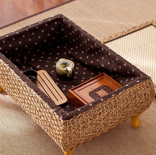 Table Basse en Rotin Coffre | SELENA
