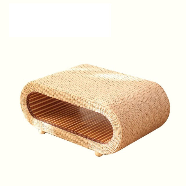 Table Basse Rotin Style Japonaise | KUMI